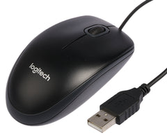 Mouse USB Logitech B100 3 Pulsanti Nero 1,8 Metri