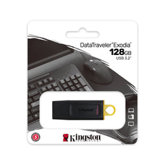 PENDRIVE 128GB KINGSTON DATA TRAVELER EXODIA (USB-A - 3.2)