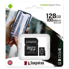 MICRO SD 128GB KINGSTON SDCS2/128GB C10 U1 A1
