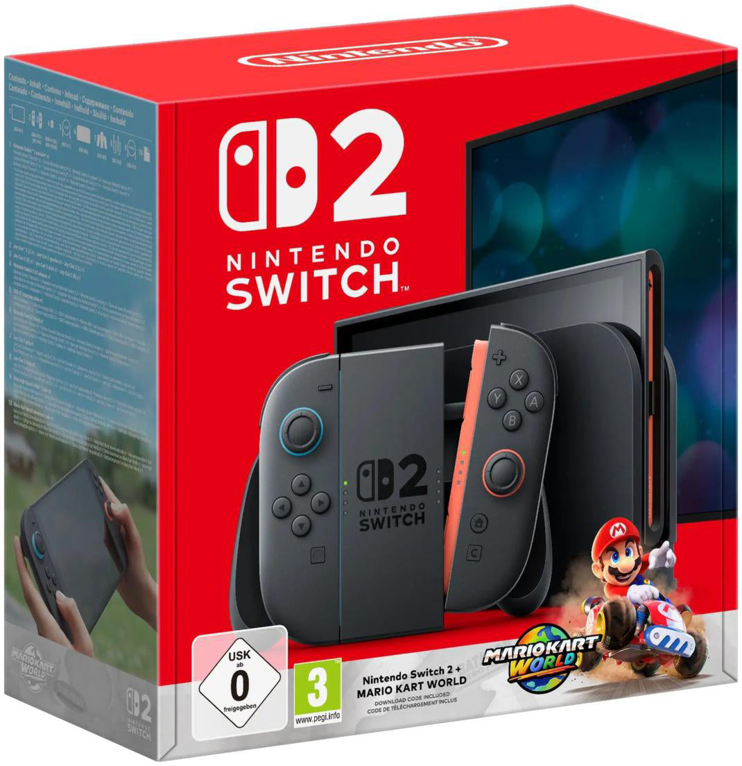 Nintendo Switch 2 Console Black + Mario Kart World
