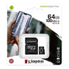 MICRO SD 64GB KINGSTON SDCS2/64GB C10 U1 A1
