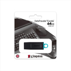 PENDRIVE 64GB KINGSTON DATA TRAVELER EXODIA (USB-A - 3.2)