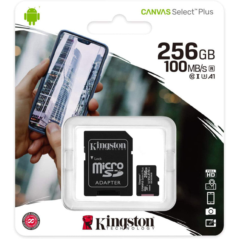 MICRO SD 256GB KINGSTON SDCS/256GB C10 U3 A1
