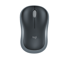 MOUSE WIRELESS LOGITECH M185 BLACK/GREY