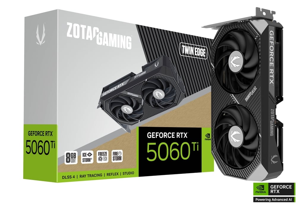 SCHEDA VIDEO ZOTAC RTX-5060 TI 8GB TWIN EDGE